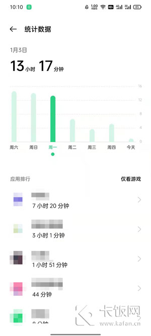 oppo手机怎么看一天使用的app