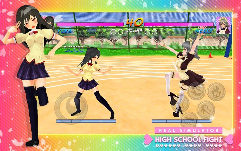 高中女生真正的斗士游戏手机版（High School Girls Real Fighter）图片1