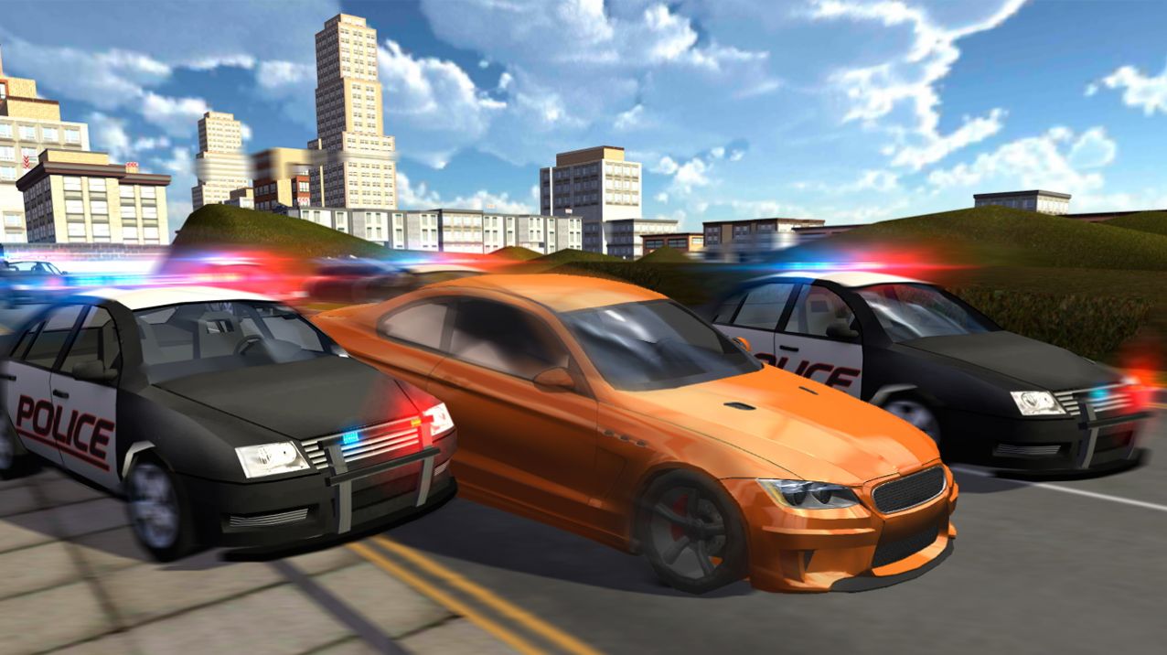 车祸模拟器警车追逐战游戏手机版（Extreme Car Driving Racing 3D）图片1