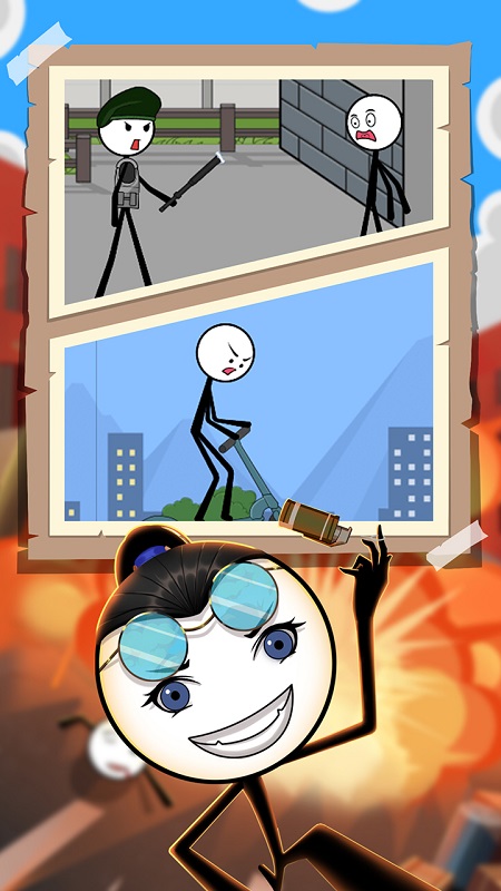 火柴人吃鸡日记3游戏安卓版图片1