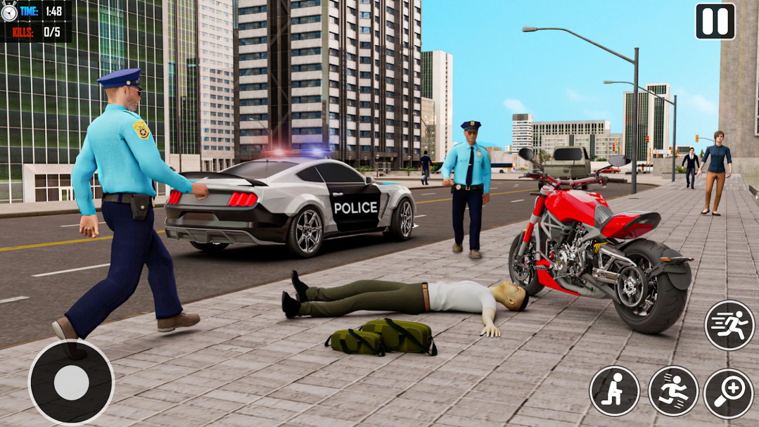 警车特技司机游戏安卓版（Police Car Stunt Simulation 3D）图片1