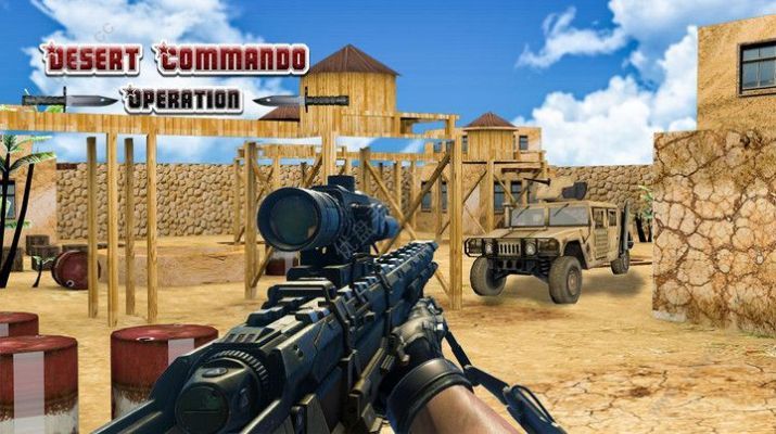 突击队沙漠行动游戏安卓版(Commando Desert Operation)图片1