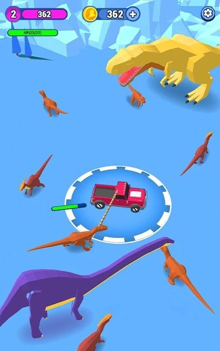 抓恐龙的车游戏安卓中文版（Jurassic Dino Rescue 3D）图片1