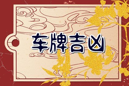 属鼠的车牌号首数 吉祥旺运的车牌数字寓意