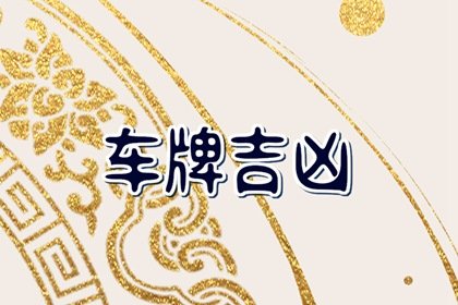 属鼠车牌号码选什么数字字母好 吉祥旺运的车牌号数