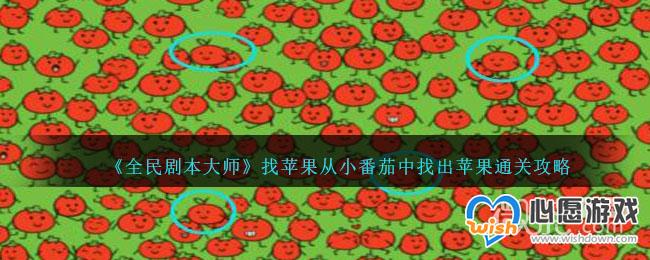 全民剧本大师找苹果从小番茄中找出苹果通关攻略分享_wishdown.com