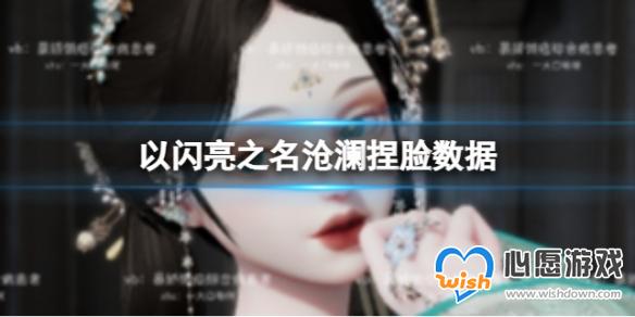 《以闪亮之名》沧澜捏脸数据 沧澜官方捏脸数据id_wishdown.com