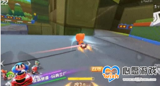 《跑跑卡丁车》手游新赛道玩具工厂怎么跑