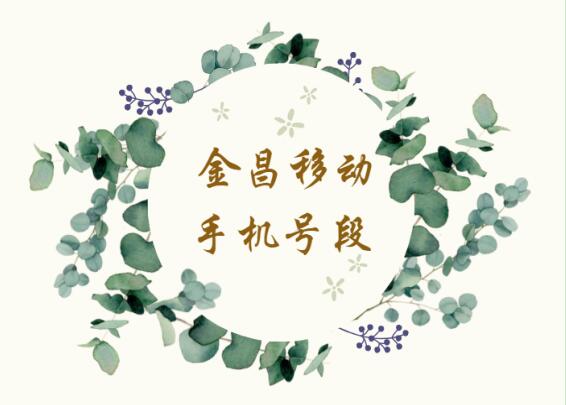 金昌手机号码, 金昌移动手机号段大全,在线查询金昌移动号段号码