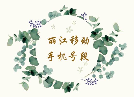 丽江移动手机靓号、丽江移动手机号段都有哪些？丽江移动号段号码查询