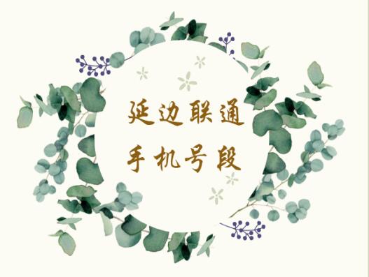 延边联通手机靓号, 延边联通手机号段大全,延边联通手机号段有哪些？