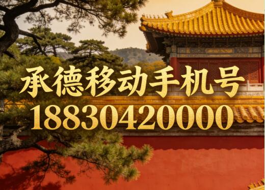 承德移动手机号18830420000 象征循环往复万事顺遂