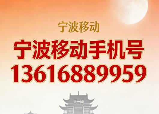 宁波移动手机号13616889959 寓意顺路发发发发长久