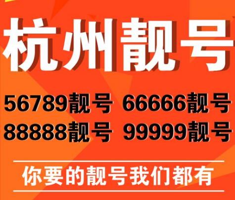 杭州移动手机靓号13588888888 极品八连发财豹子号