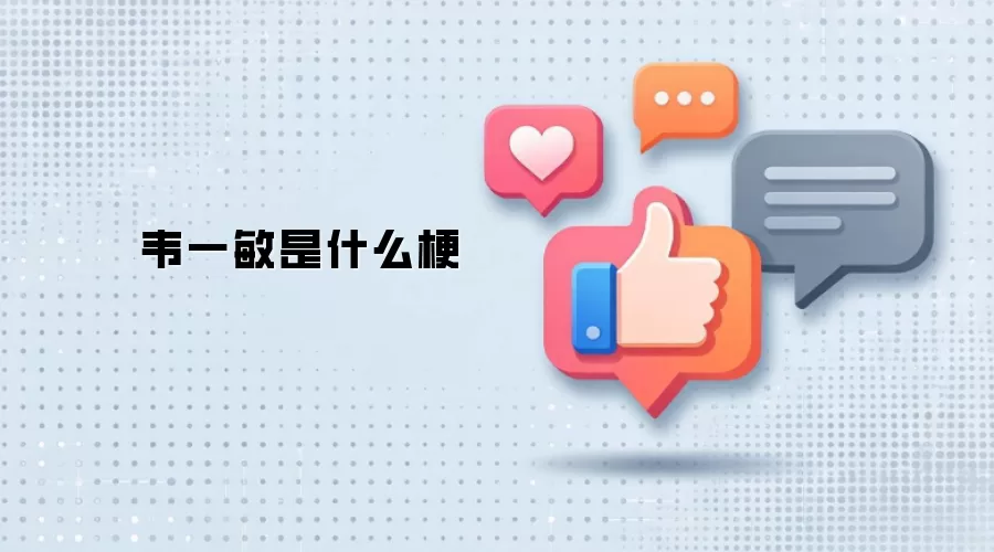 韦一敏是什么梗