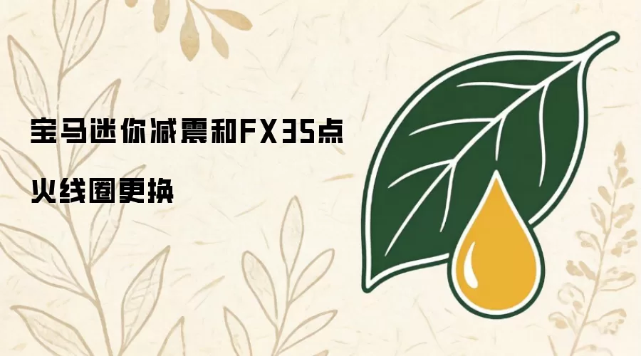宝马迷你减震和FX35点火线圈更换