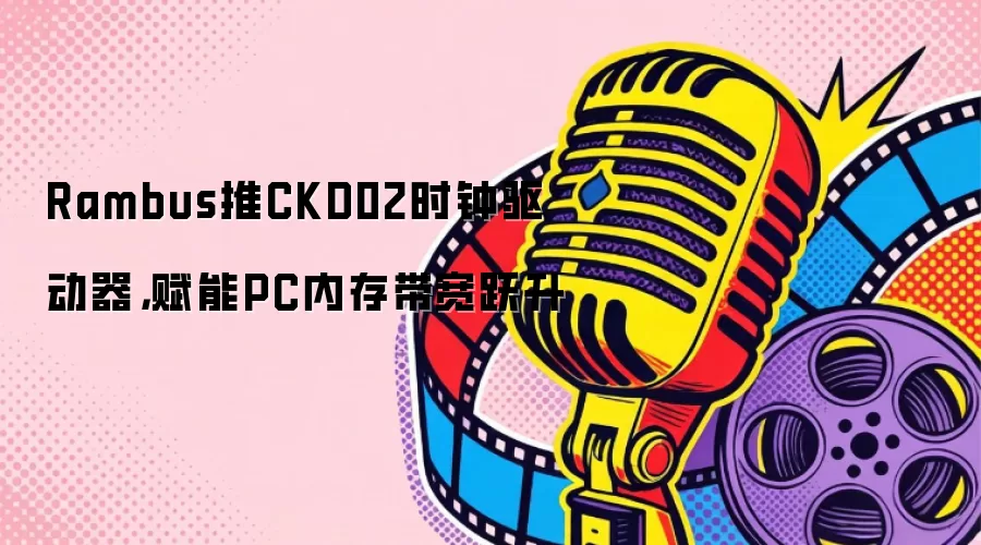 Rambus推CKD02时钟驱动器，赋能PC内存带宽跃升