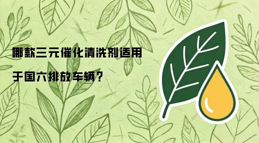 哪款三元催化清洗剂适用于国六排放车辆？