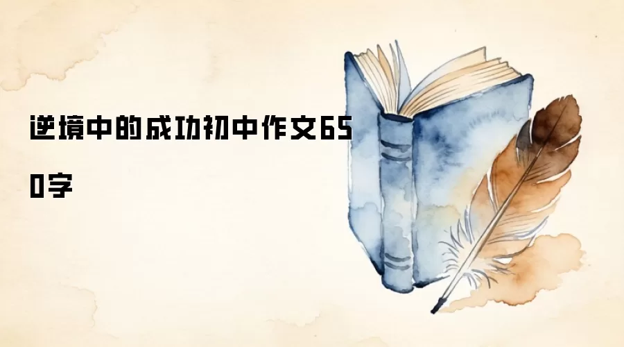 逆境中的成功初中作文650字