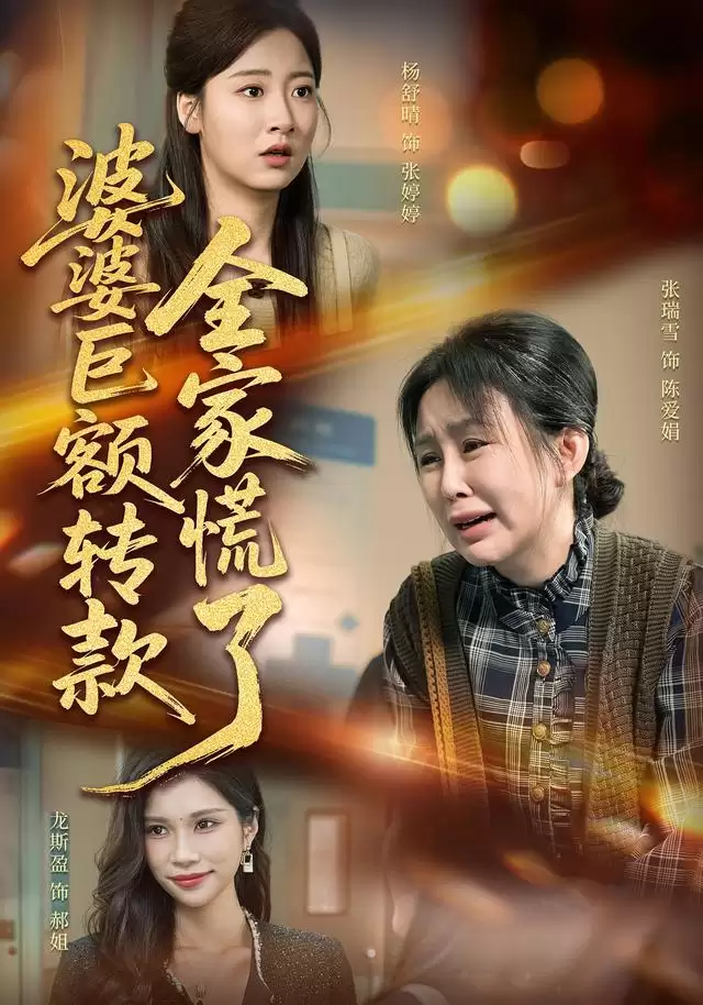 短剧《婆婆巨额转款全家慌了》剧情介绍