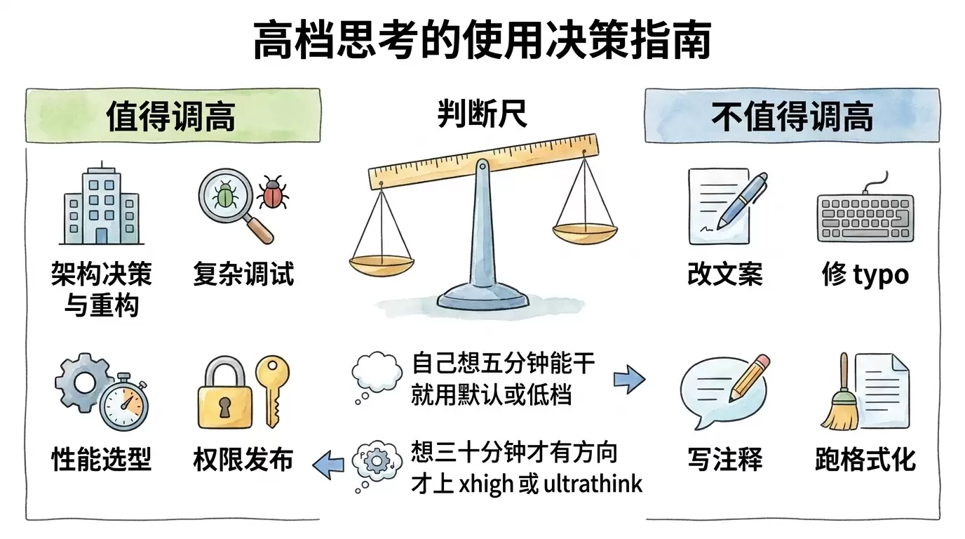 Claude Code thinking modes 新手指南：effort 与 ultrathink 怎么用