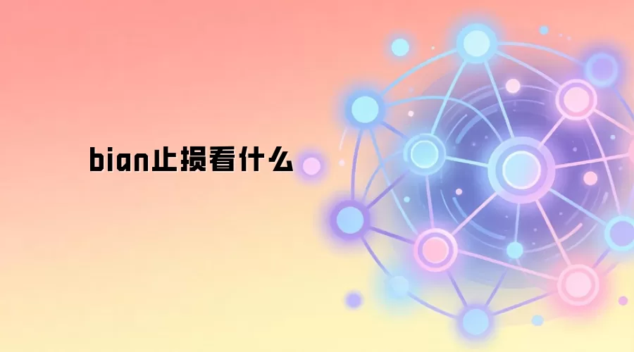 bian止损看什么