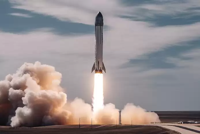 SpaceX 星舰 (2) (图片来源:AI合成) SpaceX 星舰 (2)