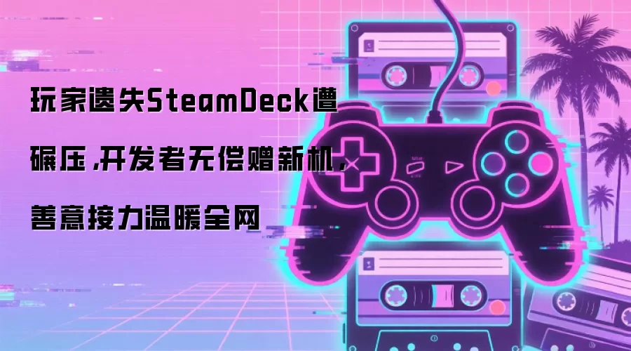 玩家遗失SteamDeck遭碾压，开发者无偿赠新机，善意接力温暖全网