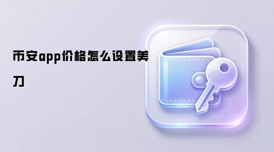 币安app价格怎么设置美刀