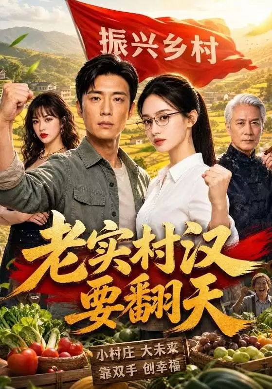短剧《老实村汉要翻天》剧情介绍