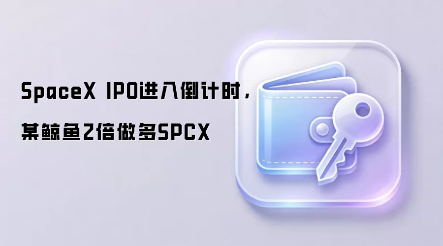 SpaceX IPO进入倒计时，某鲸鱼2倍做多SPCX