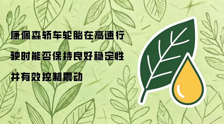 康佩森轿车轮胎在高速行驶时能否保持良好稳定性并有效控制震动