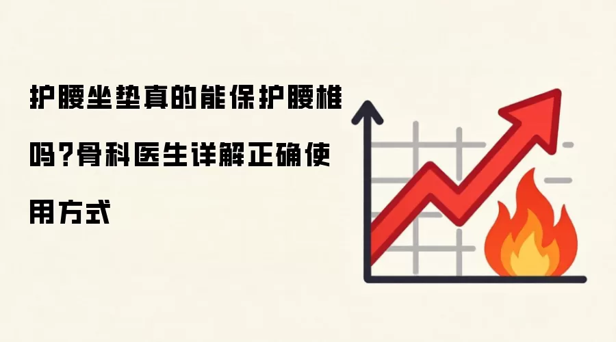 护腰坐垫真的能保护腰椎吗？骨科医生详解正确使用方式
