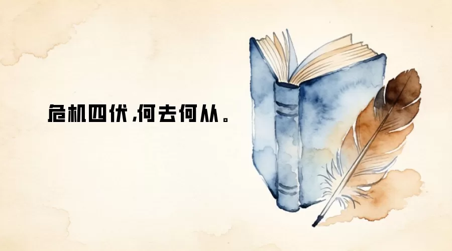 危机四伏，何去何从。