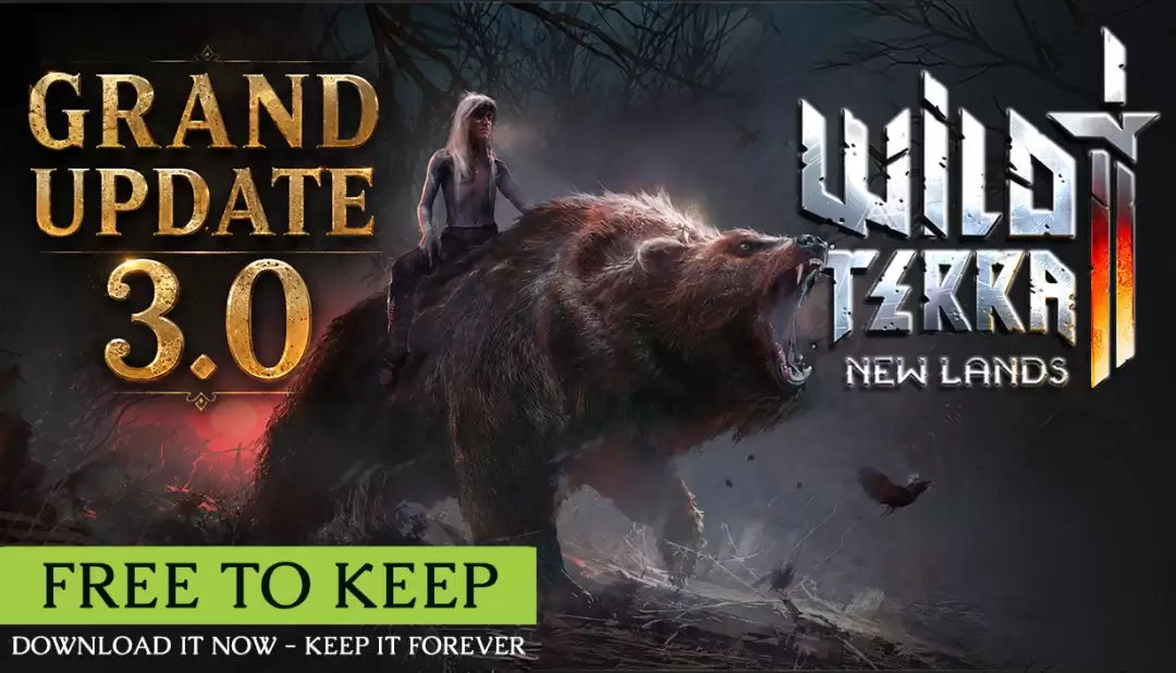 Steam喜加一：中世纪奇幻MMORPG《荒野之地2：新大陆》