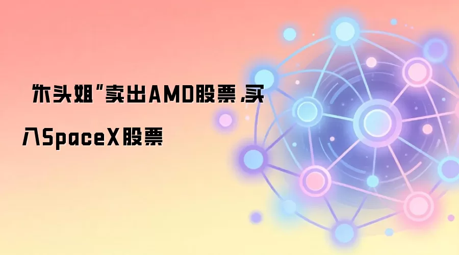 “木头姐”卖出AMD股票，买入SpaceX股票