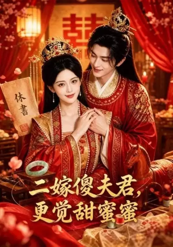 短剧《二嫁傻夫君，更觉甜蜜蜜》剧情介绍