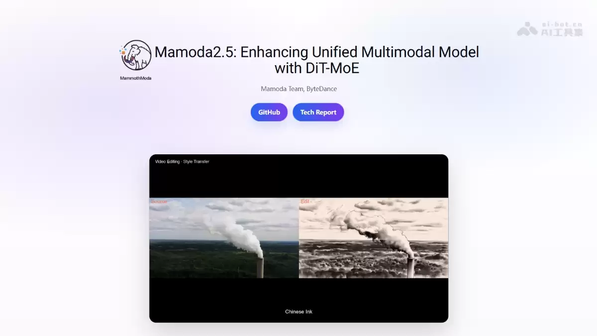 Mamoda2.5模型架构示意图