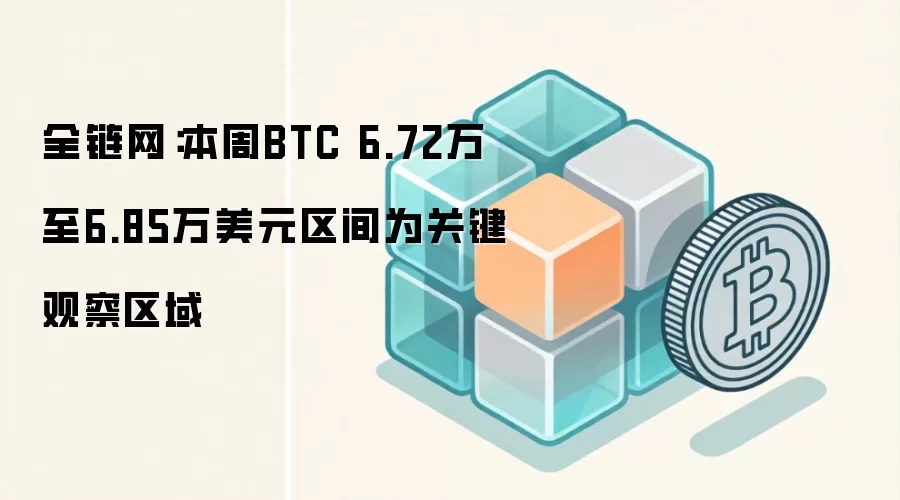 全链网:本周BTC 6.72万至6.85万美元区间为关键观察区域