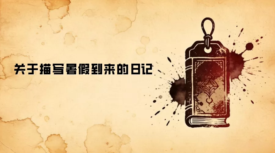关于暑假到来的日记