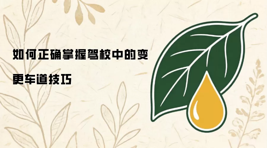 如何正确掌握驾校中的变更车道技巧