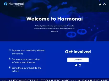 Harmonai-我们是一个社区驱动的组织