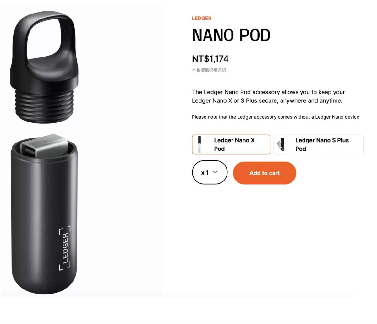 Ledger Nano Pod