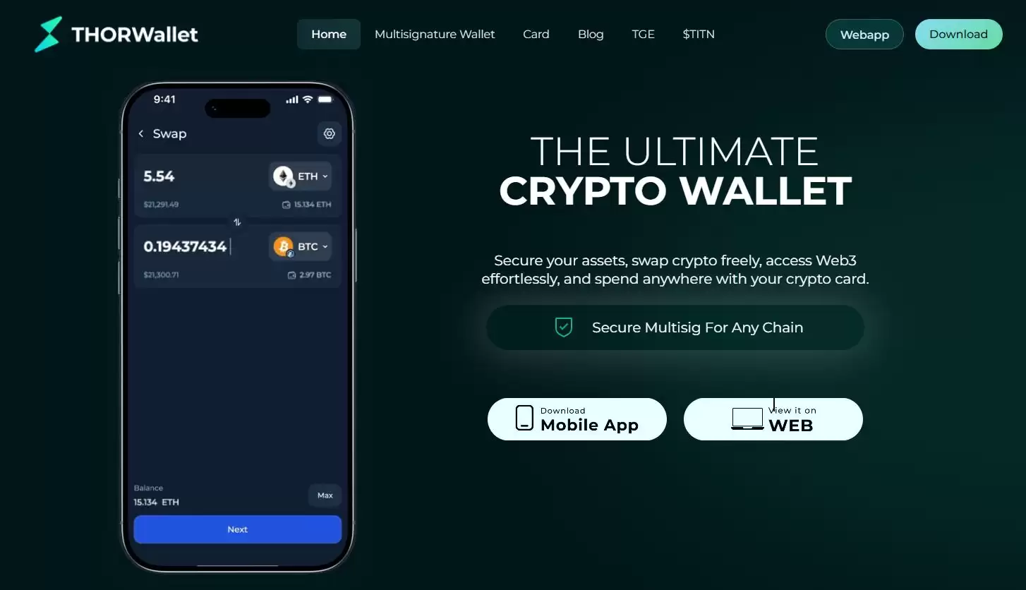 THORWallet（TITN）空投全攻略:免费领取代币与参与方式详解