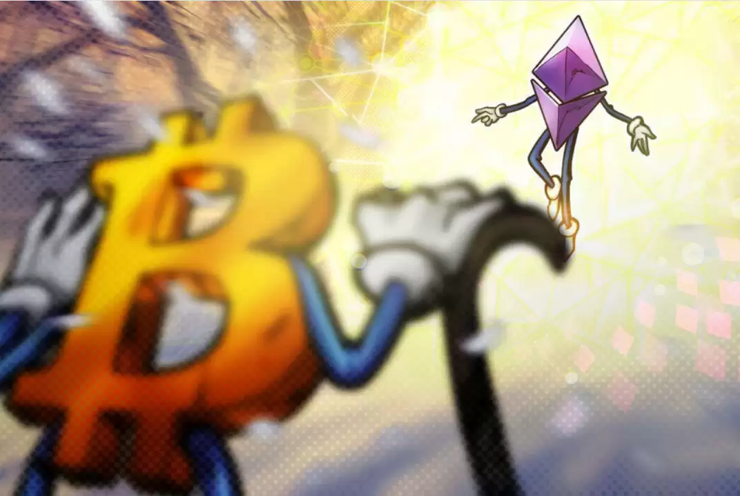 以太坊(ETH)有望迎对比特币(BTC)95%的跟风式上涨