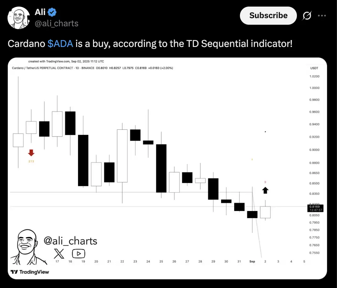 2026年9月 ADA 价格预测:Cardano 最终能否突破 1 美元大关？