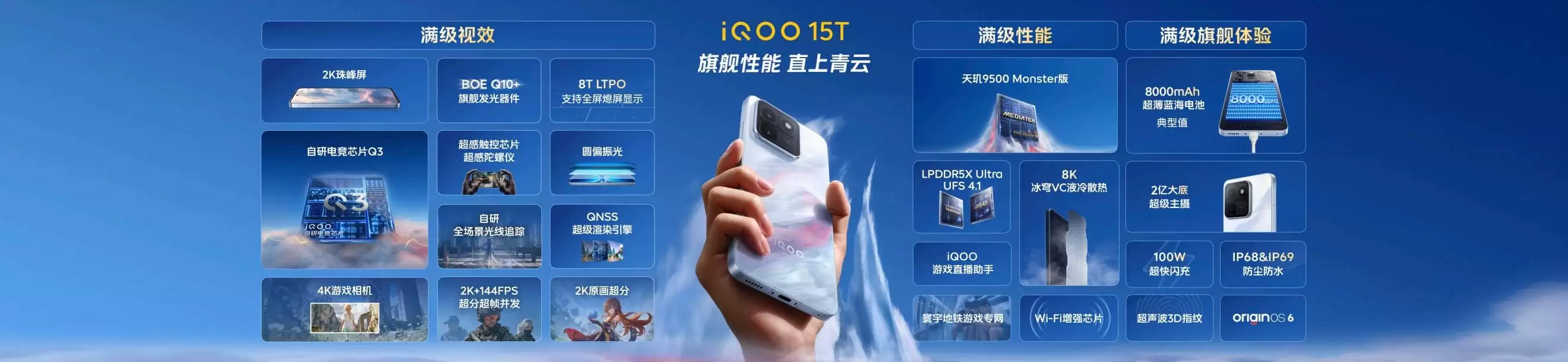 首发天玑9500 Monster版，iQOO15T正式发布，3799元起