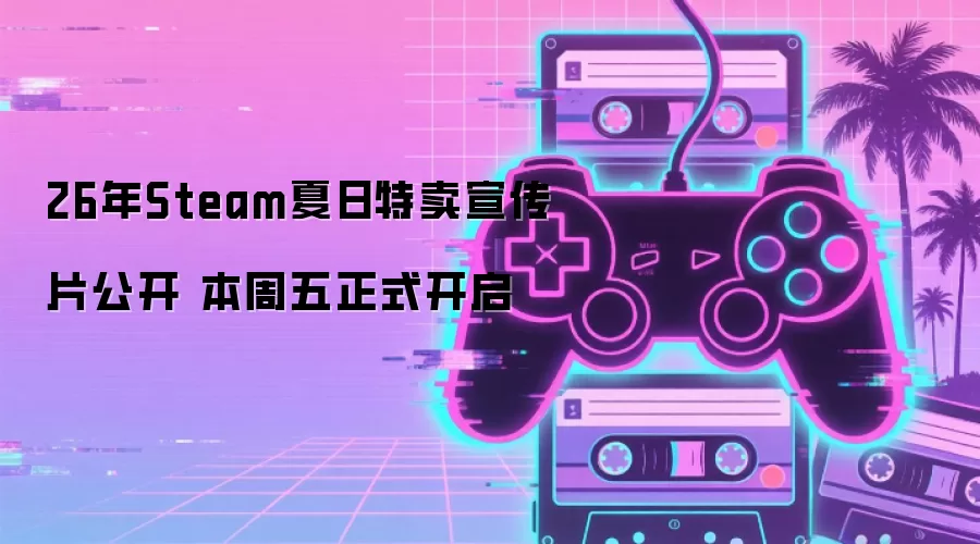 26年Steam夏日特卖宣传片公开 本周五正式开启