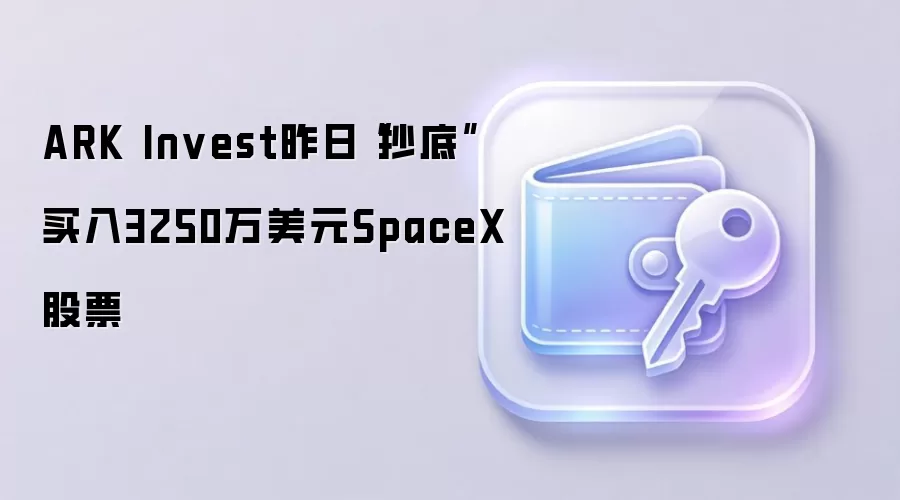 ARK Invest昨日“抄底”买入3250万美元SpaceX股票