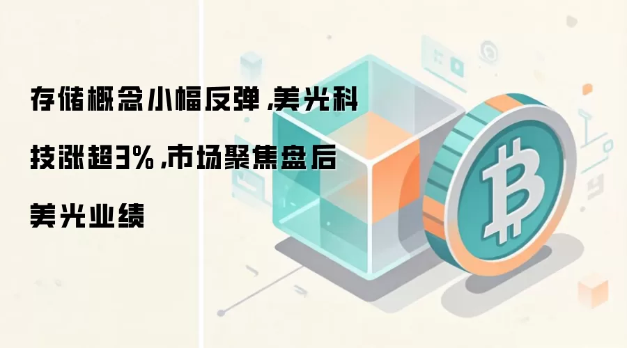 存储概念小幅反弹，美光科技涨超3%，市场聚焦盘后美光业绩